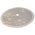 56 in. Glistening Snow Christmas Tree Skirt