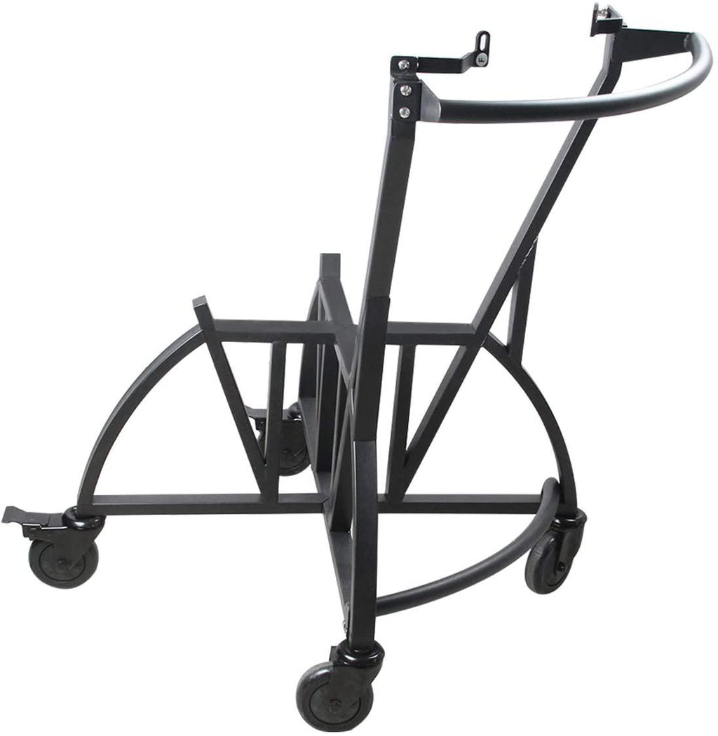 Ka Newly Grill Rolling Cart with Handler + Foot Putter for LarBig Green