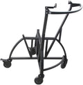 Ka Newly Grill Rolling Cart with Handler + Foot Putter for LarBig Green