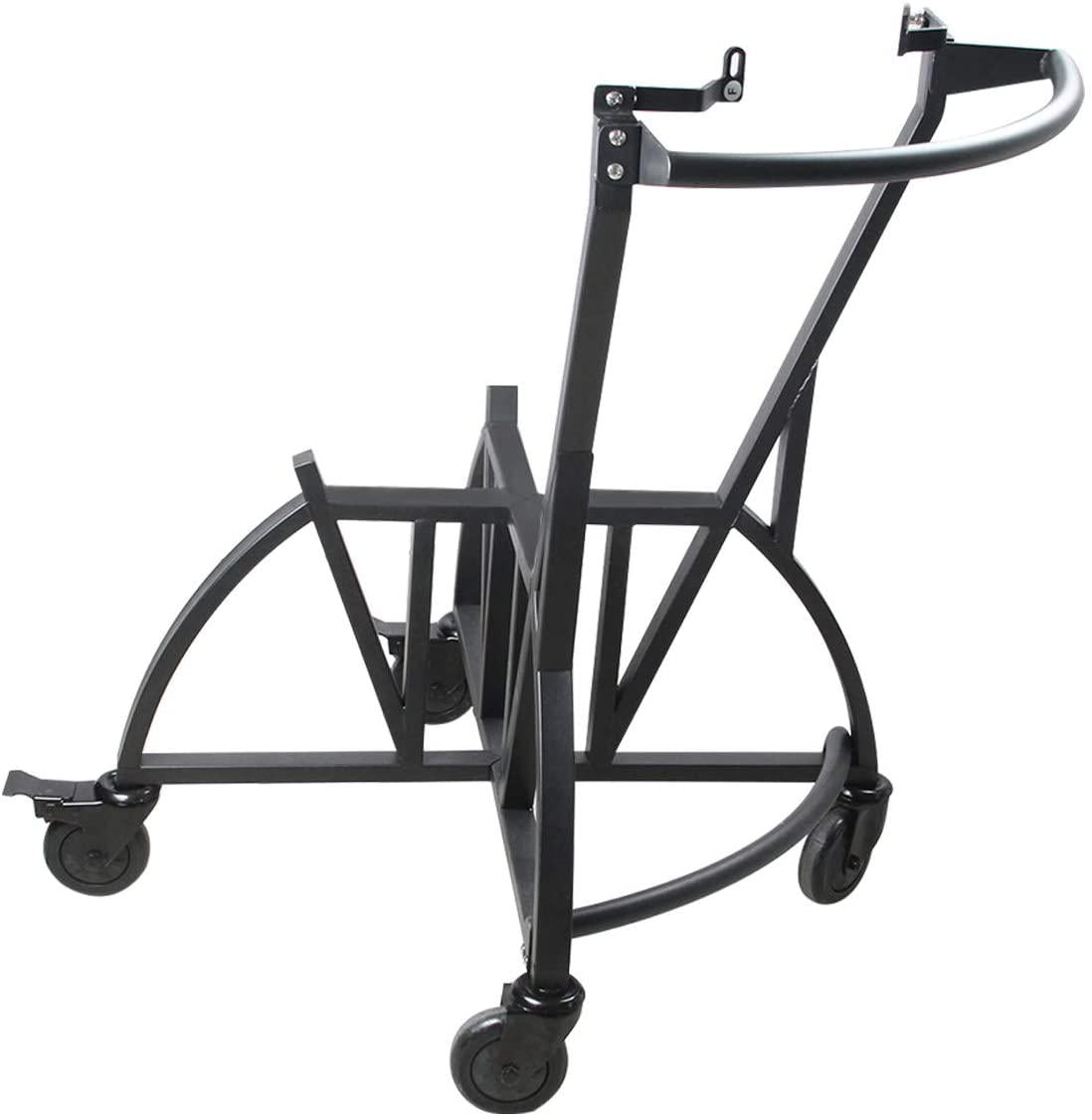 Ka Newly Grill Rolling Cart with Handler + Foot Putter for LarBig Green
