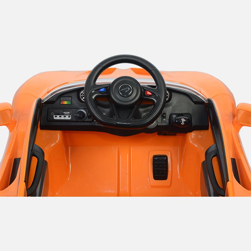 Kool Karz McLaren P1 Butterfly Doors 12V Electric Ride On Toy Car, Orange
