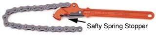Hit Tools 02-CW10L 28" Chain Pipe Wrench, 20" Capacity with 46" Chain, Sold by Ucostore only