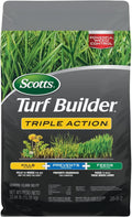 Scotts Turf Builder Triple Action1 - Combination Weed Control, Weed Preventer, and Fertilizer, 33.94 lbs., 12,000 sq. ft.