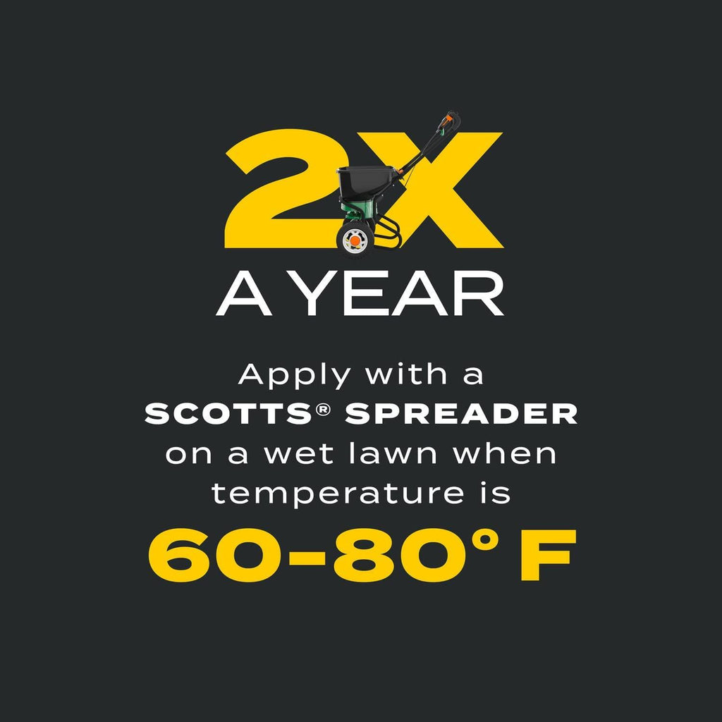 Scotts Turf Builder Triple Action - Combination Weed Control, Weed Preventer, and Fertilizer, 50 lbs., 10,000 sq. ft.