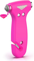 THINKWORK Car Safety Hammer Gift for Women, Three-in-One Tool with Window Breaker and Seat Belt Cutter, Safety Emergency Car Escape Tool for Family, Children.