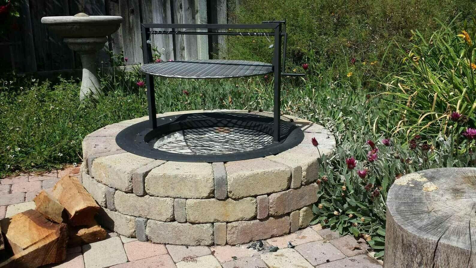 barbecue 26 inch Santa Maria style attachment,accessories adjustable grate