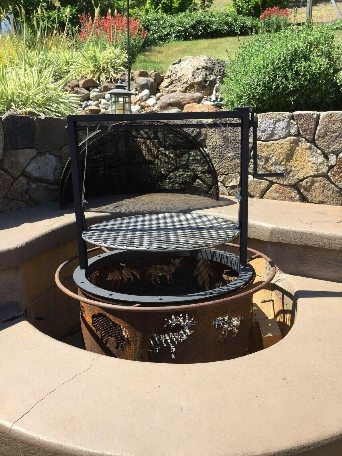barbecue 26 inch Santa Maria style attachment,accessories adjustable grate