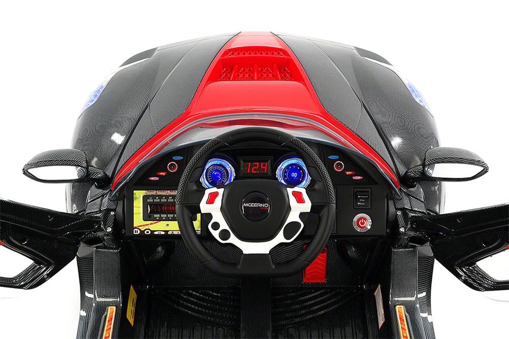 2023 Ride On Toy Kids Car 12V Battery Powered w/ Sky Doors, Leather Seat, Remote
