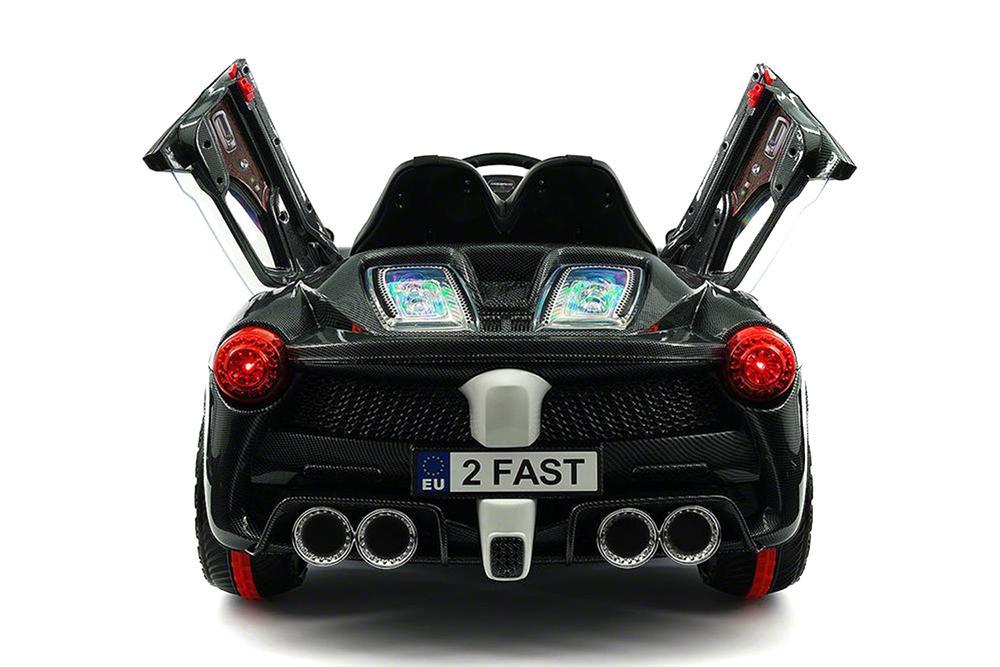 2023 Ride On Toy Kids Car 12V Battery Powered w/ Sky Doors, Leather Seat, Remote