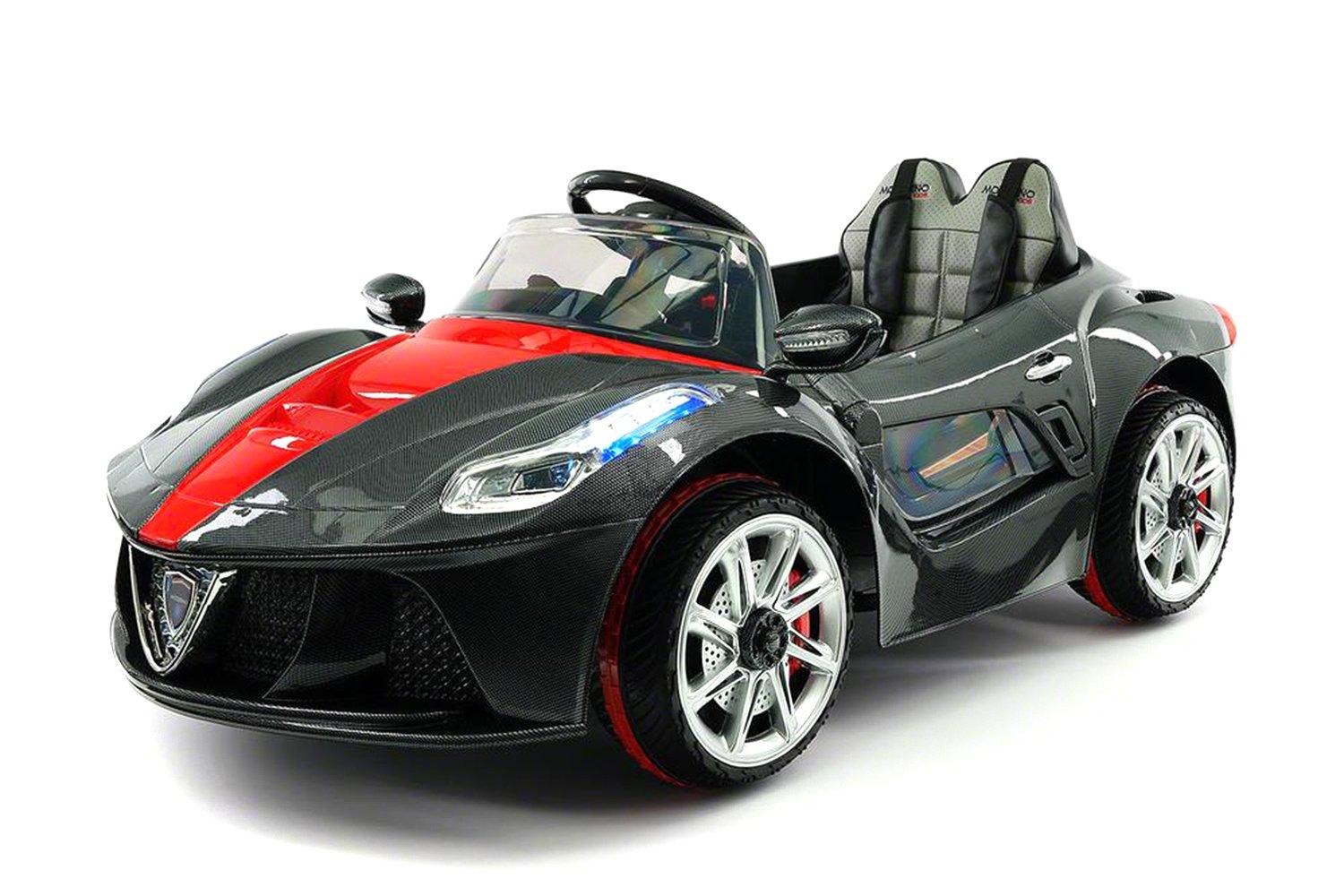 2023 Ride On Toy Kids Car 12V Battery Powered w/ Sky Doors, Leather Seat, Remote