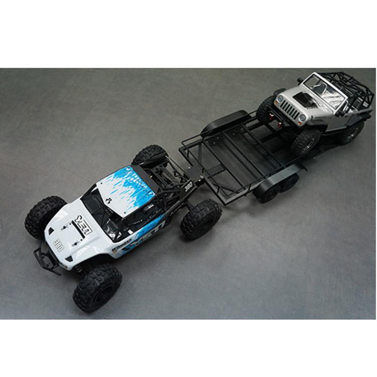 Xtra Speed 1:10 Heavy Duty Truck and RC Cars Trailer Crawler Truck EP #XS-59619 Suitable for Any 1/8 or 1/10 Car or Truck With Tow Hook Mounting Point