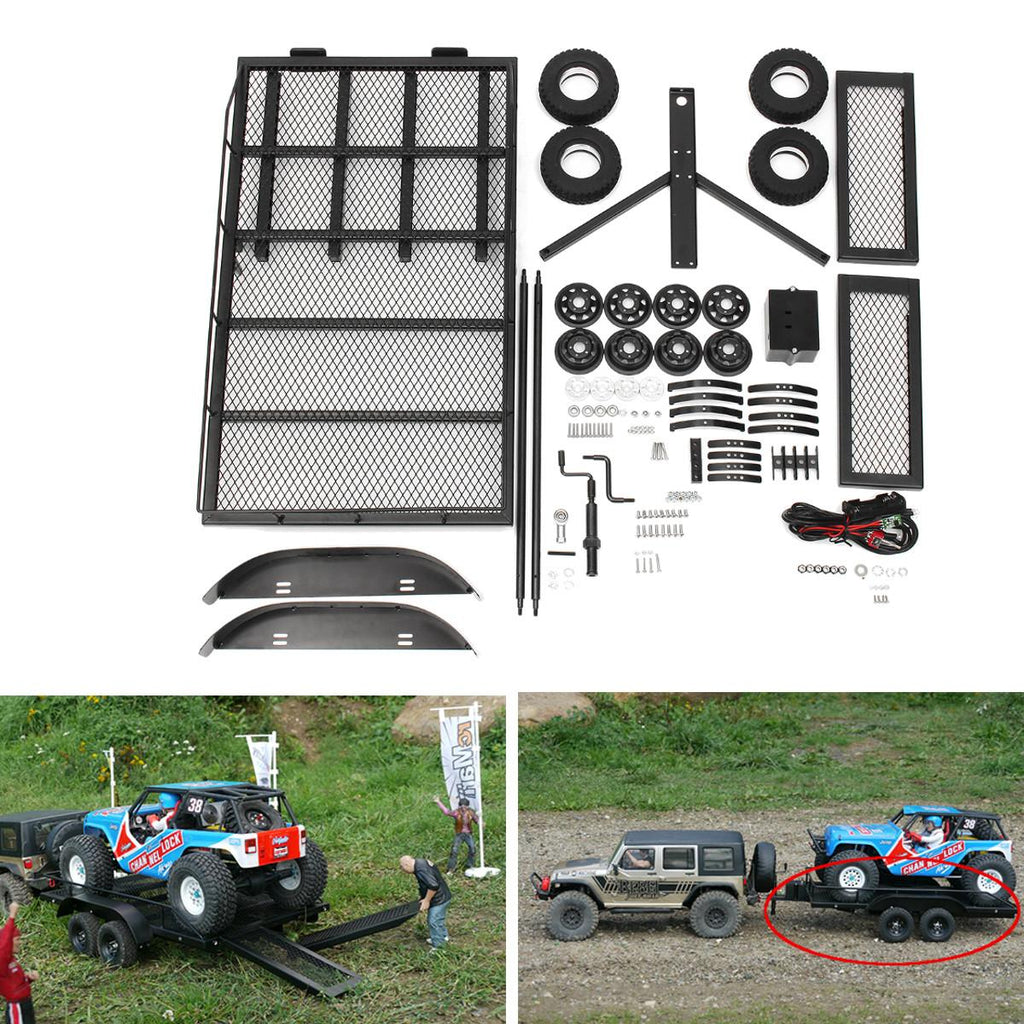 Toys Xtra Speed 1:10 Heavy Duty Truck and RC Cars Trailer Crawler Truck EP #XS-59619