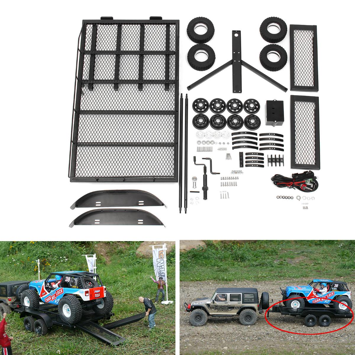 Toys Xtra Speed 1:10 Heavy Duty Truck and RC Cars Trailer Crawler Truck EP #XS-59619