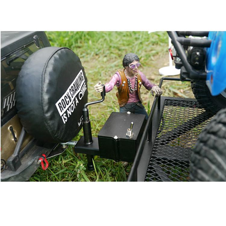 Xtra Speed 1:10 Heavy Duty Truck and RC Cars Trailer Crawler Truck EP #XS-59619 Suitable for Any 1/8 or 1/10 Car or Truck With Tow Hook Mounting Point