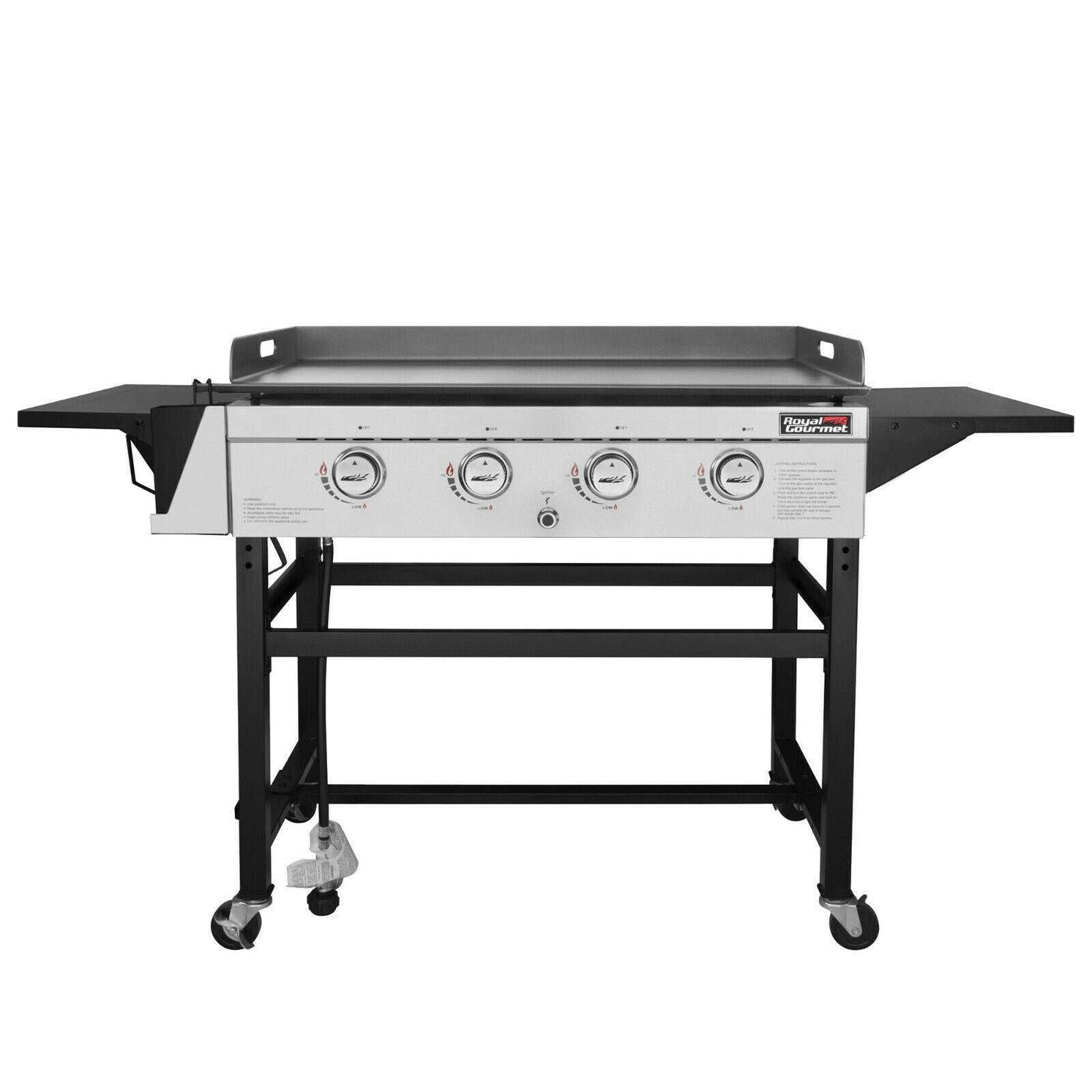 4-Burner Gas Griddle 36IN Flattop Propane Gas Grill Griddle GB4001
