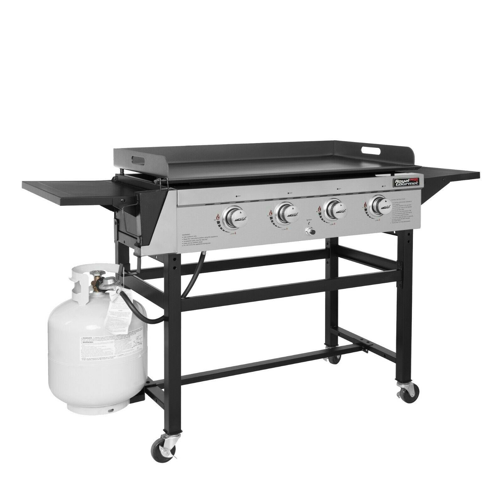 4-Burner Gas Griddle 36IN Flattop Propane Gas Grill Griddle GB4001