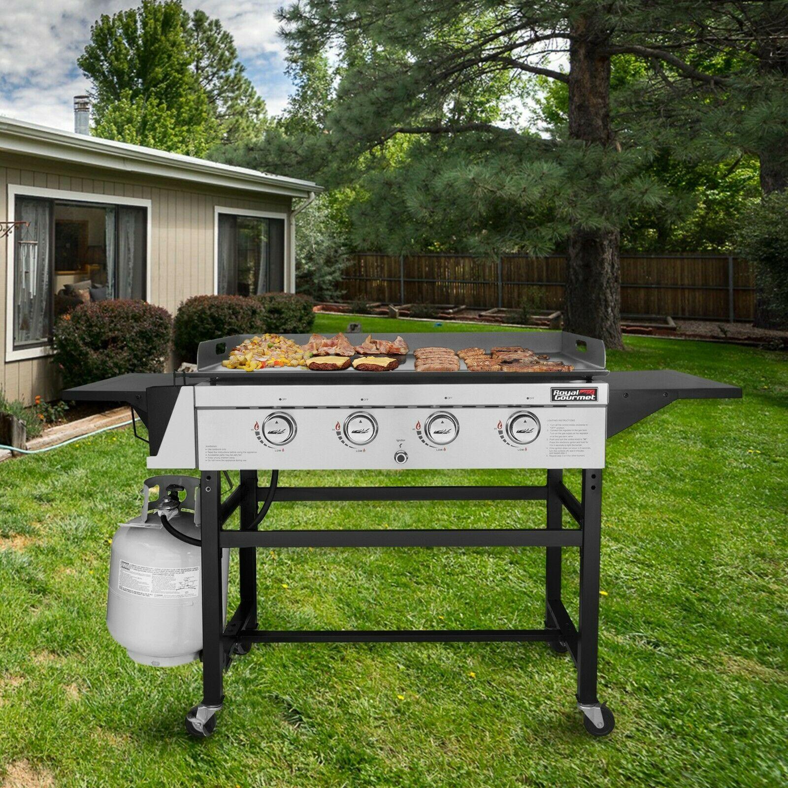 4-Burner Gas Griddle 36IN Flattop Propane Gas Grill Griddle GB4001