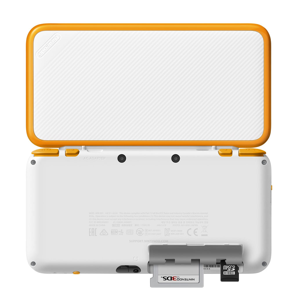 Nintendo 2DS XL System w/ Mario Kart 7 Pre-installed, Oran&amp; White