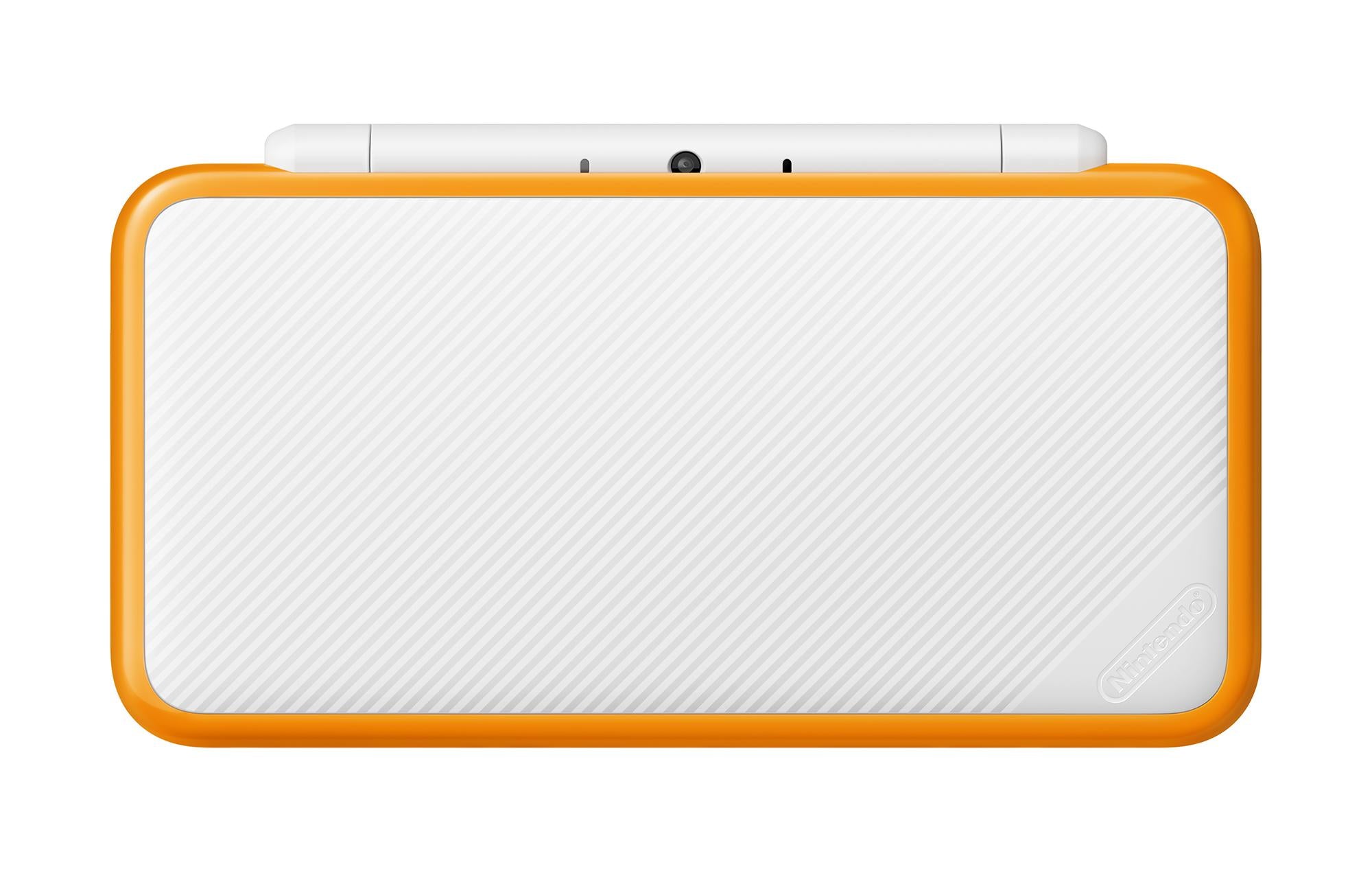 Nintendo 2DS XL System w/ Mario Kart 7 Pre-installed, Oran&amp; White