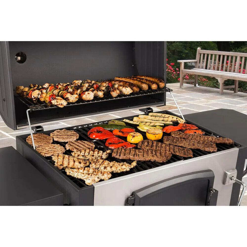 Charcoal Grill  Steel Black