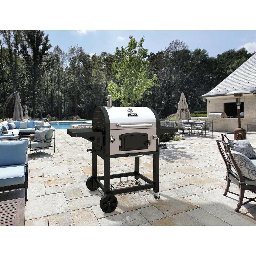 Charcoal Grill  Steel Black