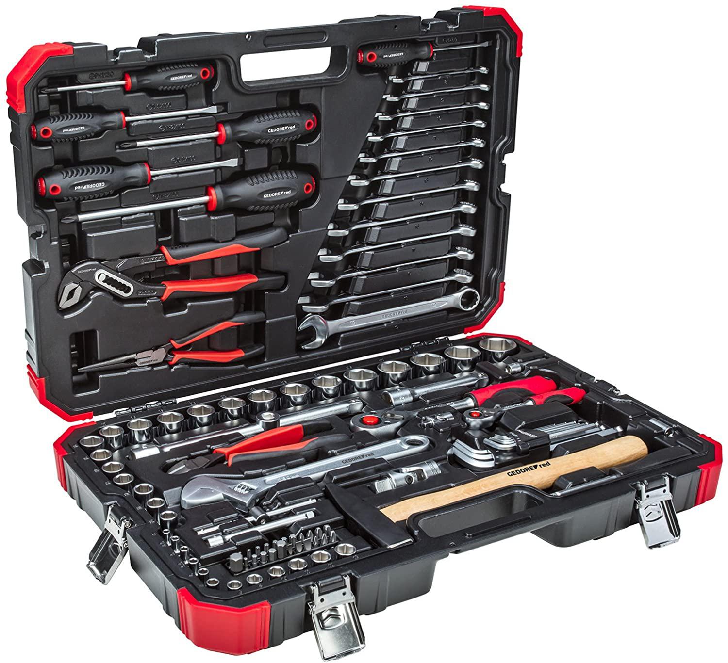 GEDORE RED Socket set 1/4+1/2 size10-32mm 100pcs R46003100