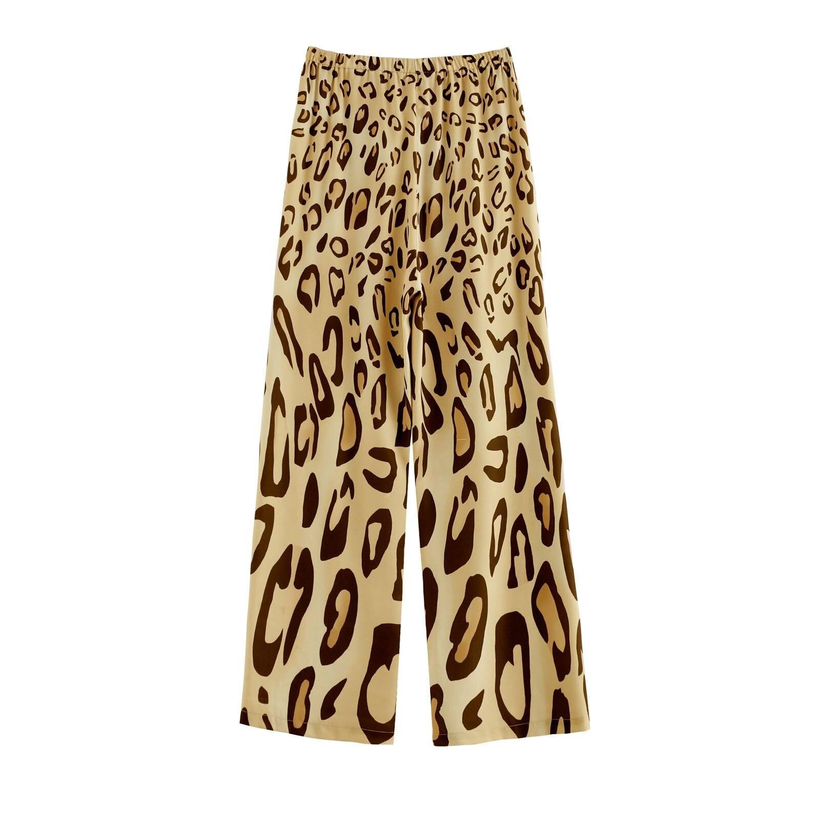 boho casual floral print long pants