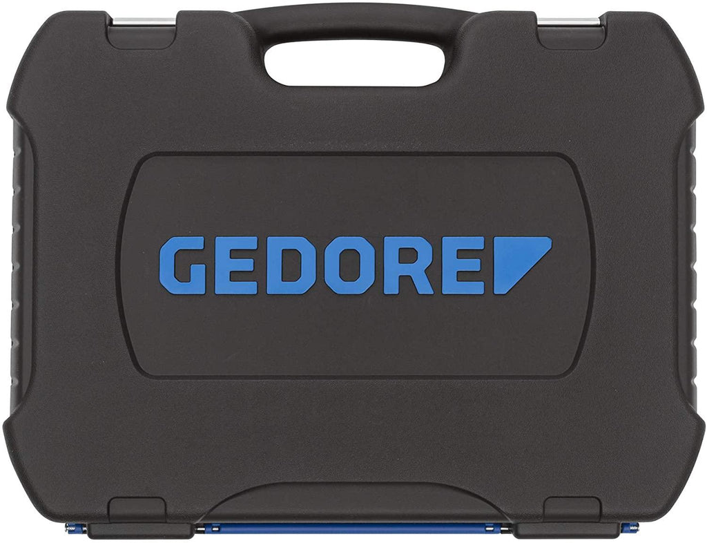 Gedore 19 BMC 20 Socket Spanner Set 1/4 Inch + 1/2 Inch Socket Spanner Set