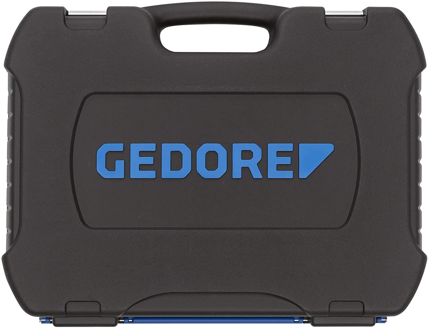 Gedore 19 BMC 20 Socket Spanner Set 1/4 Inch + 1/2 Inch Socket Spanner Set