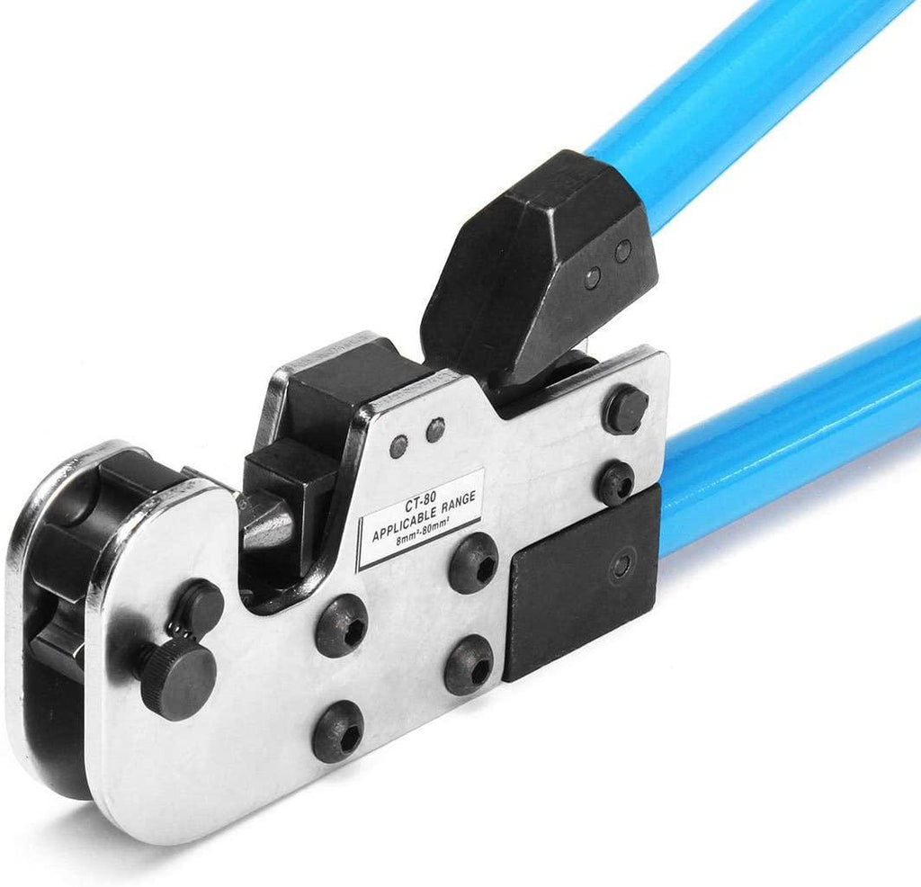 LKK-KK Hand Tools Crimping Plier 8-3/0 08-80mm² Terminal Cable Lug Plug Crimper