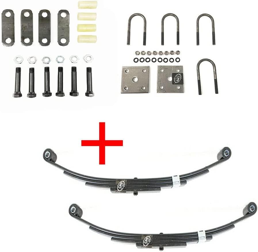 Southwest Wheel 3,500 lbs. Trailer Axle Suspension Kit Incl. Leaf Springs, Shackle & U-Bolt kit