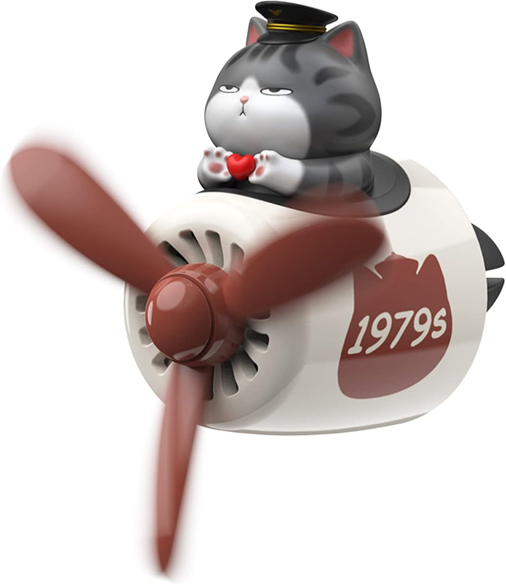 Cacacece Car Air Fresheners Cute Cat Pilot Car Air Outlet Creative Car Perfume Fragrance