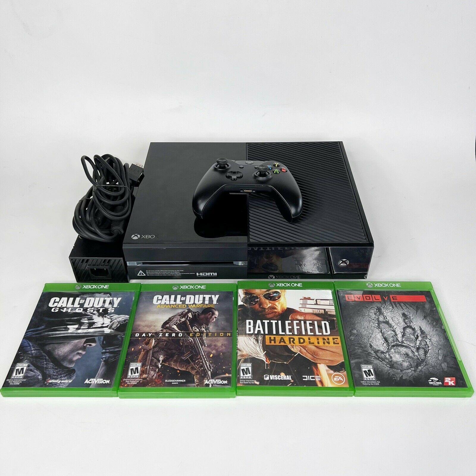 Microsoft Xbox One 500gb Black Console Controller 4 Game Bundle Call of Duty