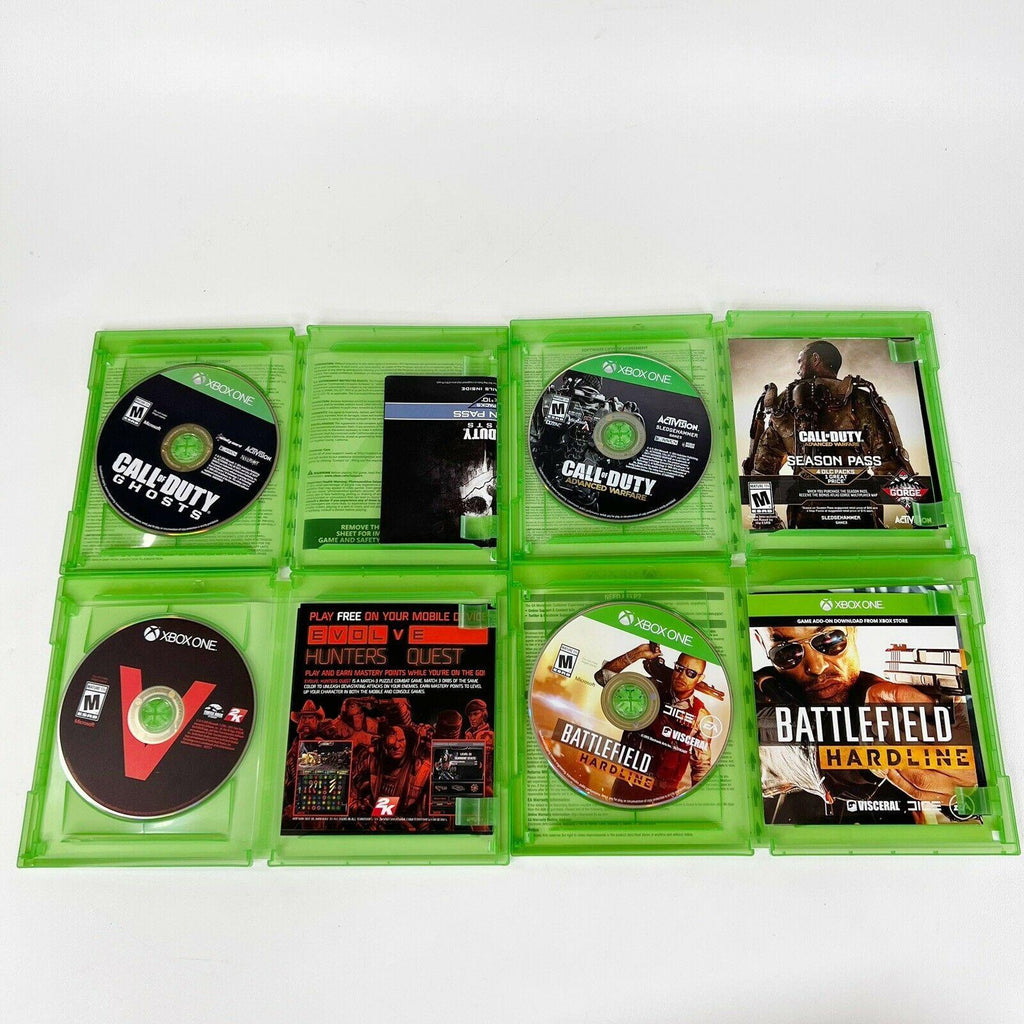 Microsoft Xbox One 500gb Black Console Controller 4 Game Bundle Call of Duty