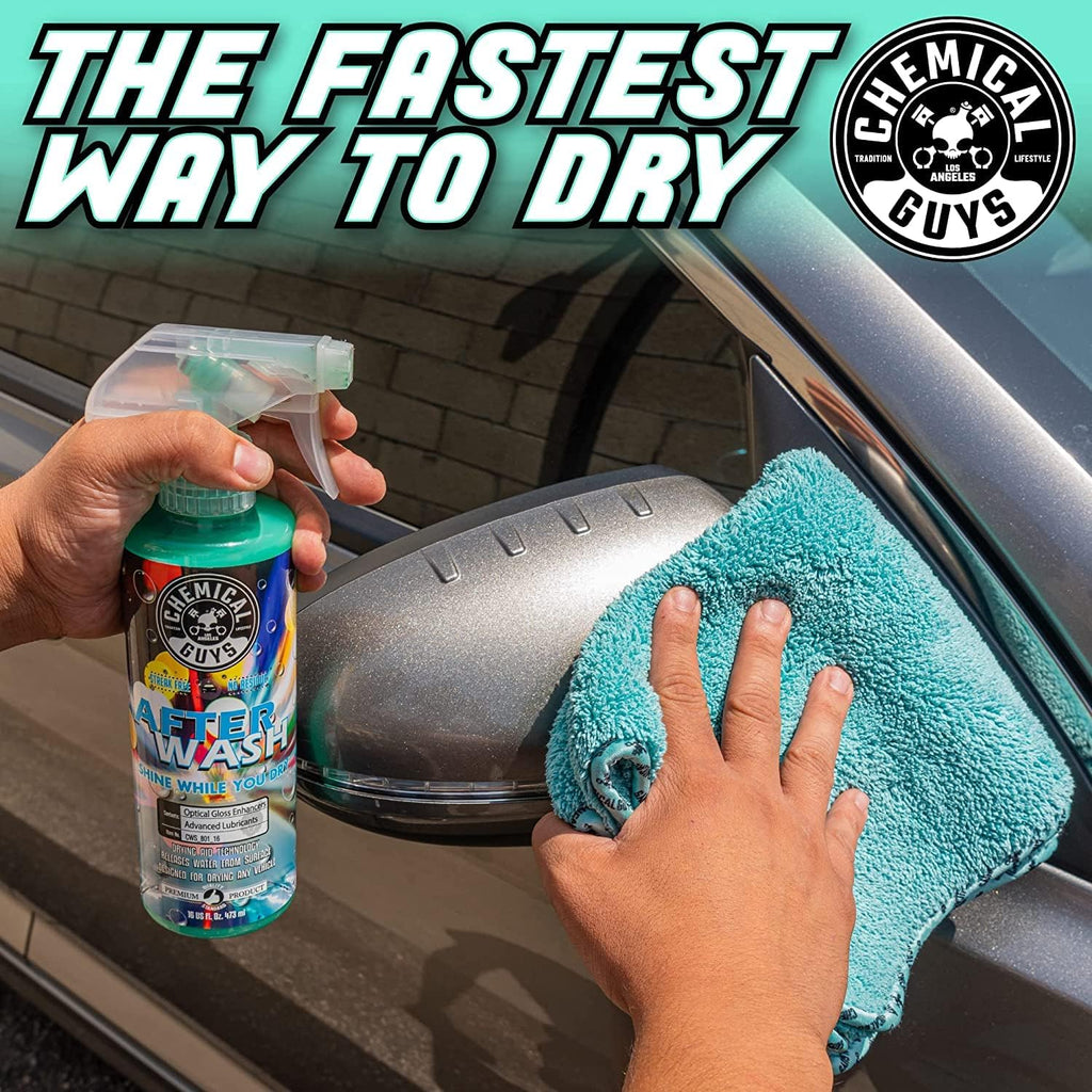 Chemical Guys CWS_402A Car Wash, Dry &amp; Shine Bundle - Mr. Pink Foaming Car Wash Soap, 128 fl oz (1 Gal) + After Wash Gloss Boosting Drying Aid (16 fl oz) (2 Items) For Cars, Trucks, SUVs, RVs &amp; More
