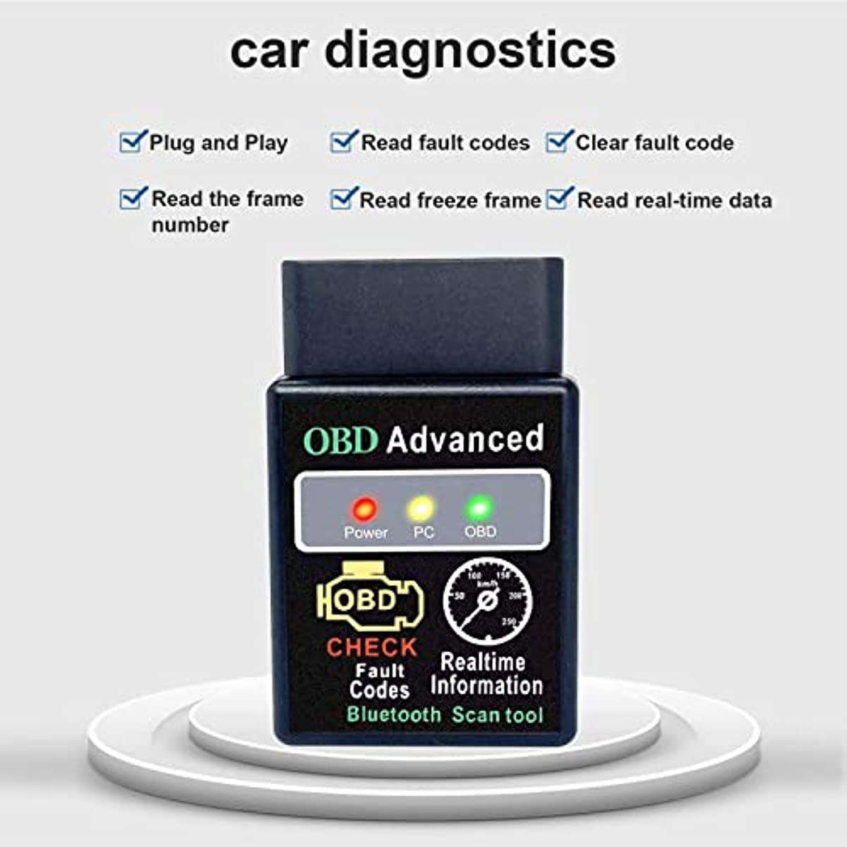 Unlock Your Car's Hidden Potential: OBD2 Diagnostic Scanner With Bluetooth Scan Tool Adapter