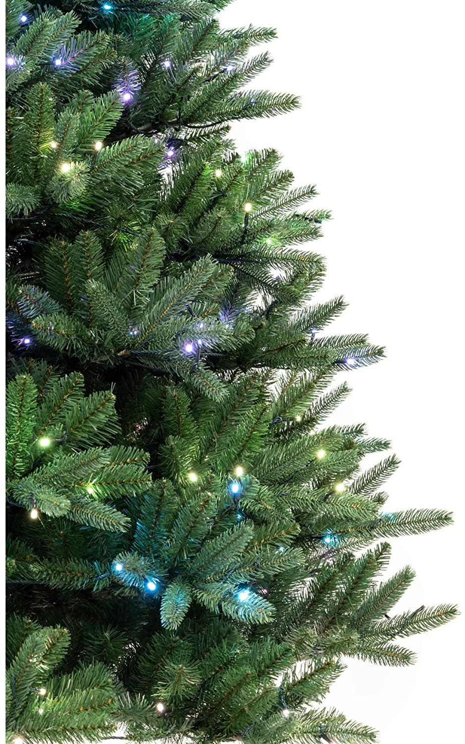 Twinkly App Controlled 6' Pre-lit Christmas Tree w/400 RGB LED Lights - Gen II