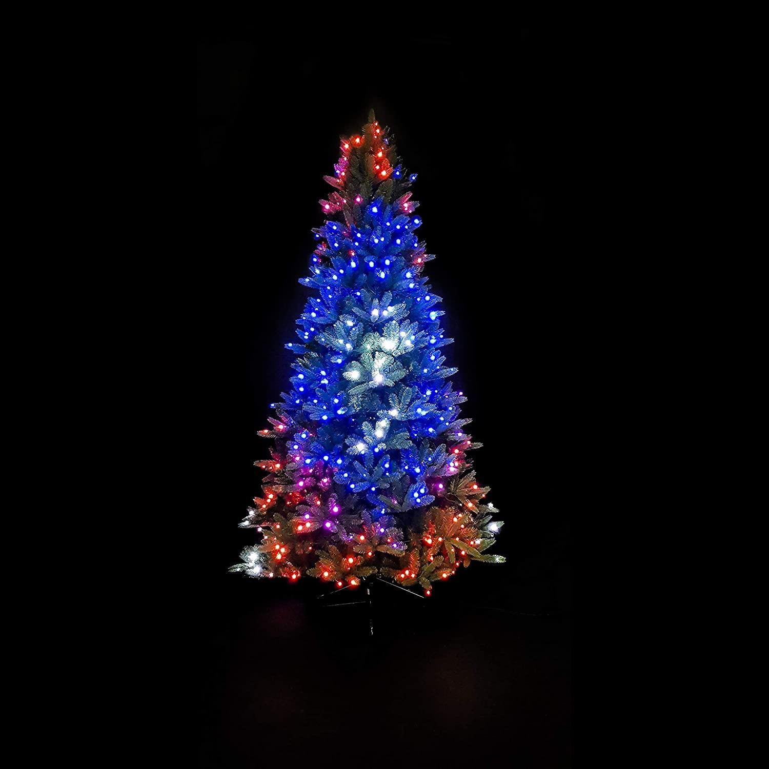 Twinkly App Controlled 6' Pre-lit Christmas Tree w/400 RGB LED Lights - Gen II