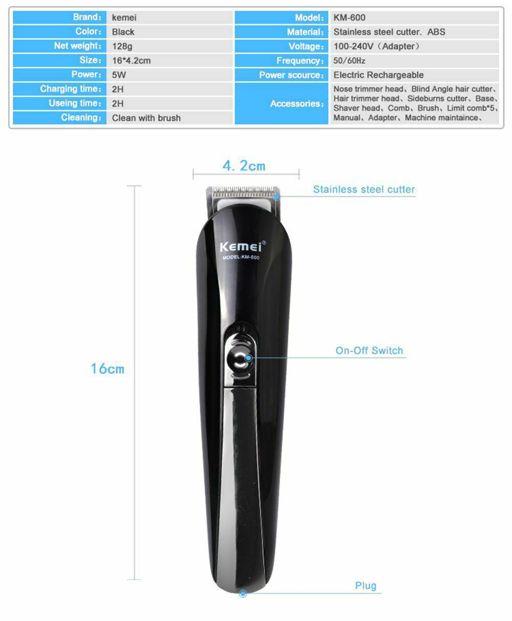 Multifunction Hair Clipper Professional Trimmer Electric Beard Cutting Machine