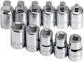 SK Hand Tools 19781 Socket Set Pipe Plug 3/8in. Drive 11pc Male/female
