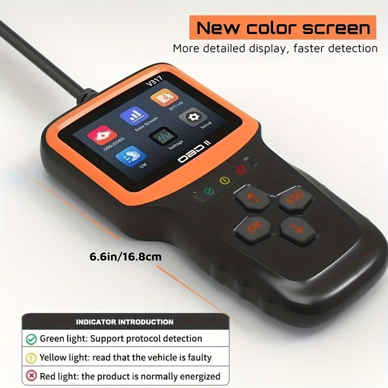 OBD2 Scanner Professional Auto Engine System Diagnostic Tool Lifetime Automotive DTC Lookup Code Reader Car Diagnostic Tool