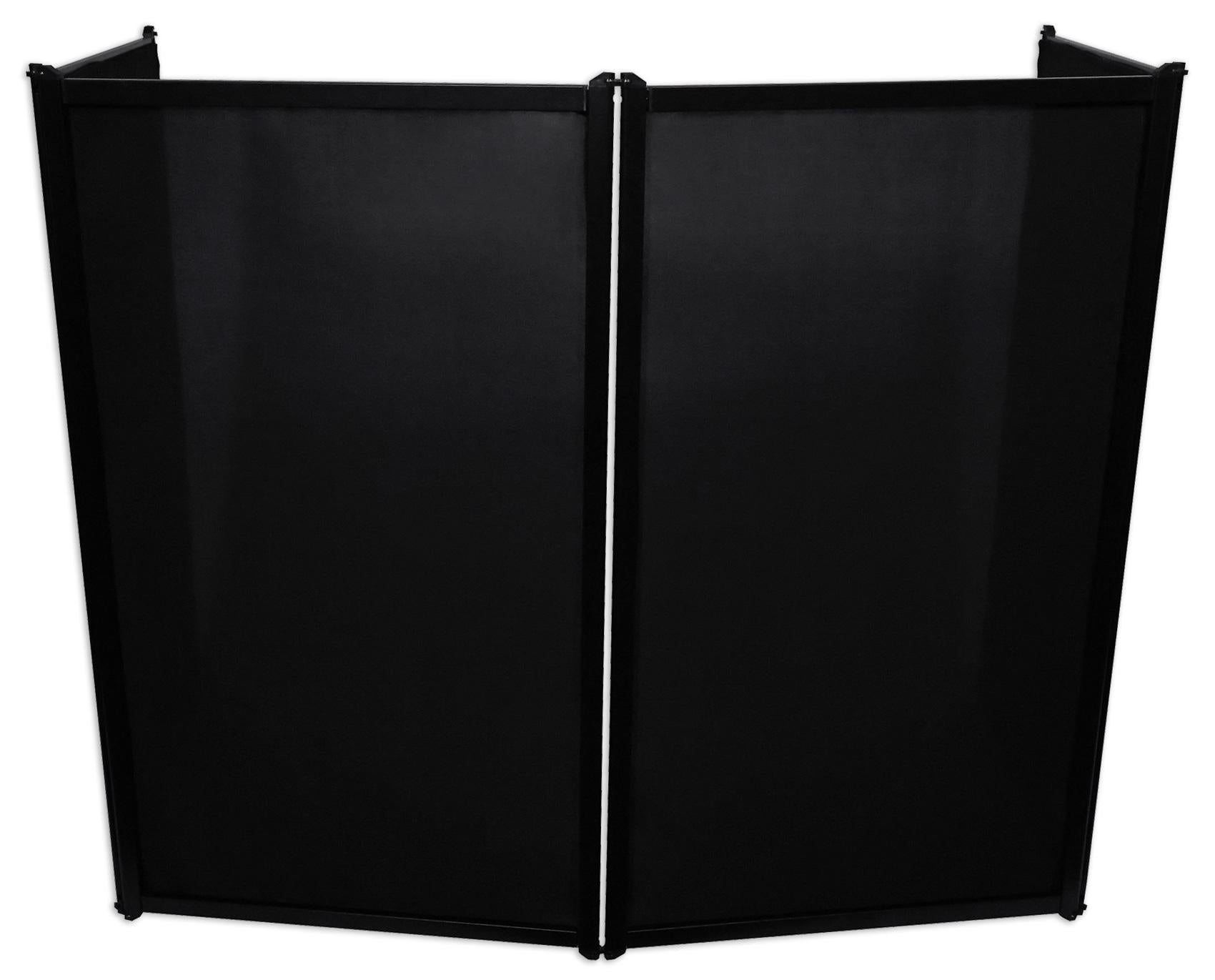 Rockville RFAAB DJ Event Facade Booth+Travel Bag+Scrim+Fog Machine+Gallon Fluid