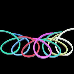 Northlight 3240 Multi-Color LED Commercial Grade Neon Style Flexible Christmas Rope Lights - 150 ft White Tube