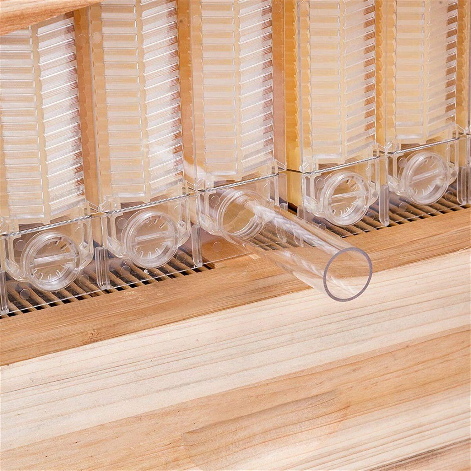 Auto Beehive Frame Comb - Tberar 7Pcs Automatic Wooden Beehive House, Auto Honey Hive Beehive Frames, Beekeeping Wooden House Beehive Boxes, Beehives and Supplies Starter Kit for Beekeepers