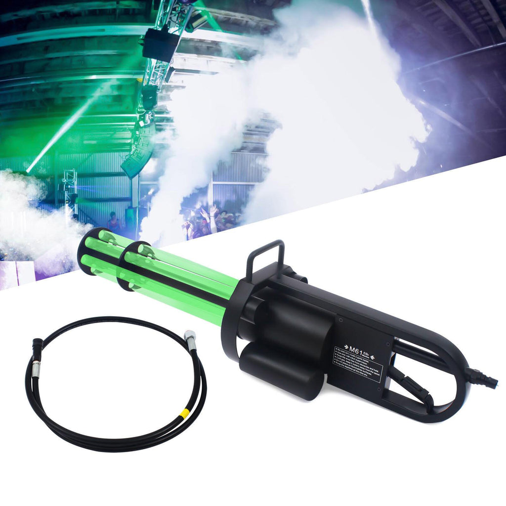 Miumaeov Handheld CO2 Fog Machine 3 Colors Confetti Blaster G-u-n Professional Jet Machine for Party Wedding StaConcerts Theater