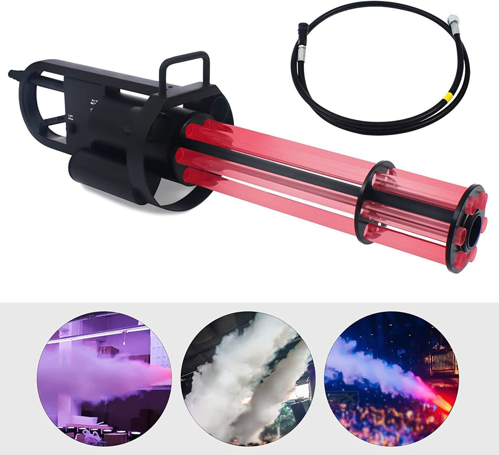 Miumaeov Handheld CO2 Fog Machine 3 Colors Confetti Blaster G-u-n Professional Jet Machine for Party Wedding StaConcerts Theater