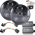Eagle Lights 7" Round LED Generation III - Black - Jeep Wrangler - Double Pack