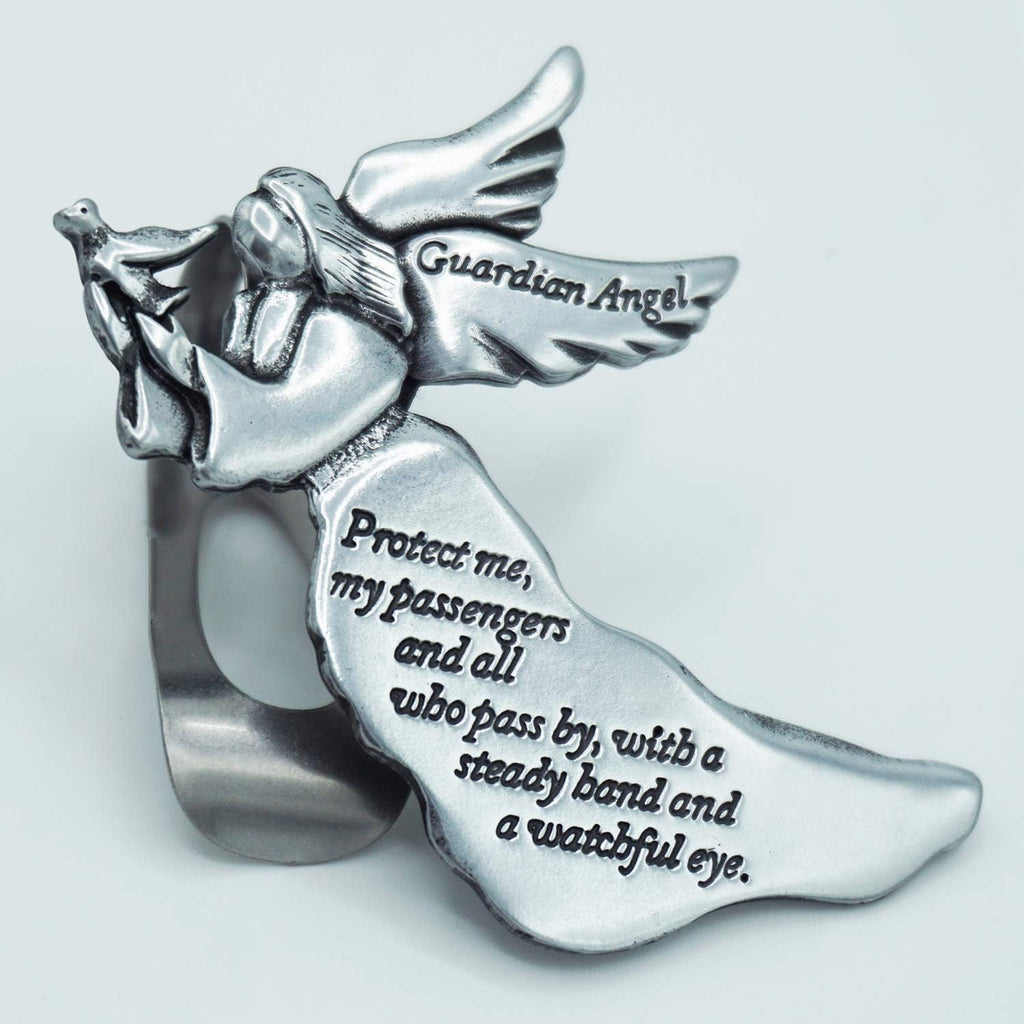 Cathedral Art (Abbey &amp; CA Gift Guardian Angel Sun Visor Clip, Multicolored