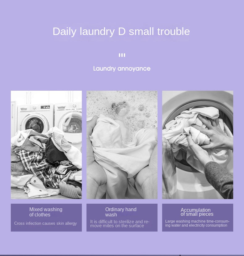 Portable Foldable Mini Washing Machine 8L High Capacity With 3 Modes Deep Cleaning Half Automatic Washt Soft Spin Dry For RV Travel, Camping