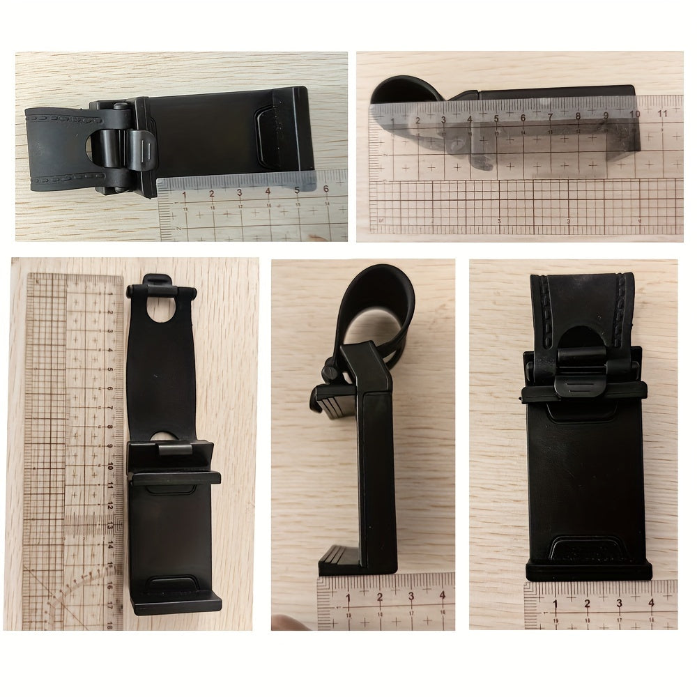 Upgrade Your Driving Experience With A Universal Car Steering Wheel Phone Holder!